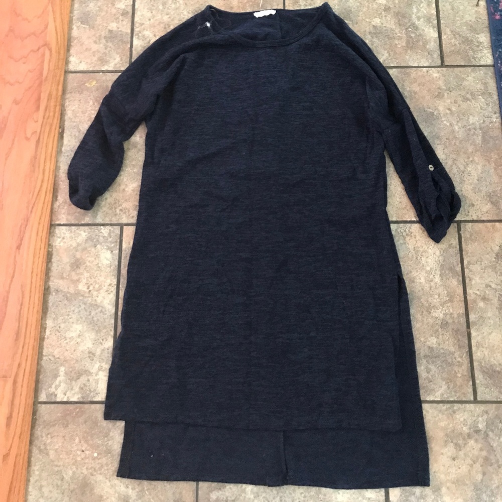 Navy Blue Sweater Dress